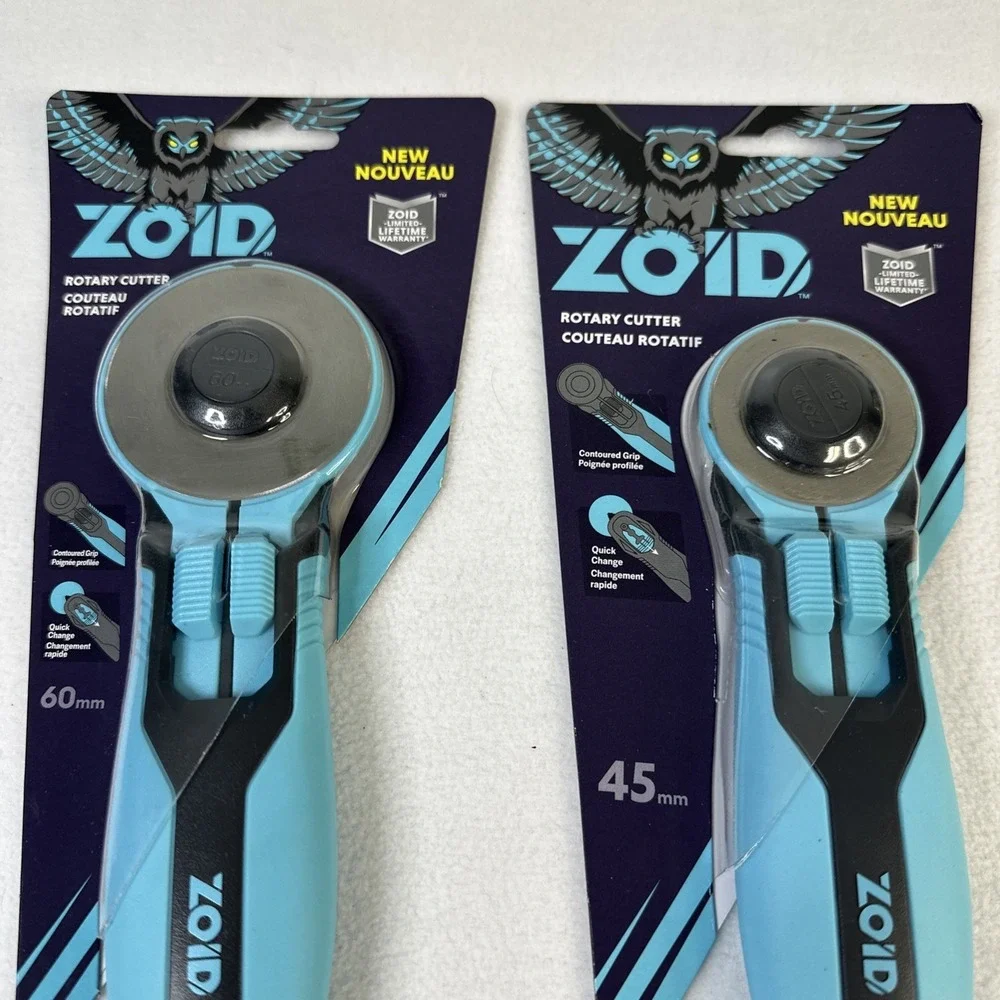 2 ZOID Brand new Rotary Cutters (45mm & 60mm)